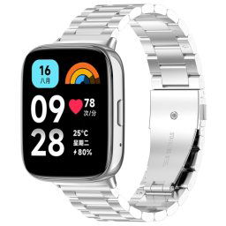 CLASSIC Fém szíj Xiaomi Redmi-hez Watch 3 Aktív ezüst