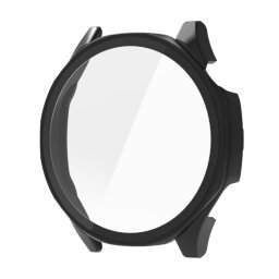 PC FULL COVER Műanyag borítás üveggel Huawei-hoz Watch GT 5 46mm fekete
