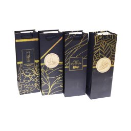 Borostasak fekete arany hologrammos szett, 4 db-os
