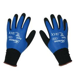 Kero Glove finoman kötött nylon kesztyű Aqua 7 (S) Higiénia tisztítás járványvédelem Személyi higiénia
