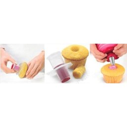 Tlttt muffin lyukaszt eszkz - praktikus konyhai segdeszkz muffinok tltshez