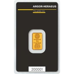 Argor Heraeus 2g - Befektetési aranylap