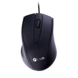 C-TECH egér WM-07/Ergonomikus/optikai/jobbkezes/1 200 DPI/vezeték nélküli USB/fekete