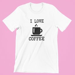 I LOVE COFFEE női póló