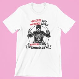 Motoros szív női póló