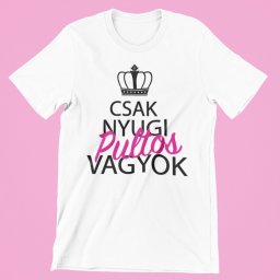 Csak nyugi, pultos vagyok női póló