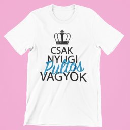 Csak nyugi, pultos vagyok férfi póló