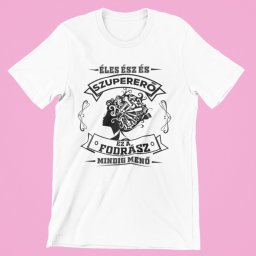 Éles ész és szupererő, ez a Fodrász mindig menő női póló
