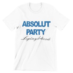 Absolute party legénybúcsú férfi póló