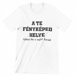 Egyedi fényképes férfi póló