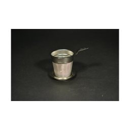 Teaszűrő kosár tetővel teakannába 6 cm