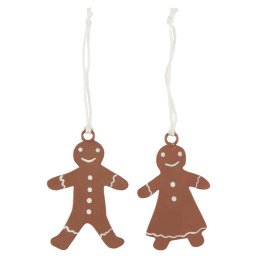 Karácsonyi dísz GINGERBREAD, barna