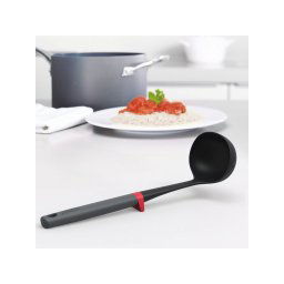 Joseph Joseph Merőkanál tartófüllel 29cm hőálló műanyag fekete Duo termékcsalád S-10689/80032 Kifutó termék!