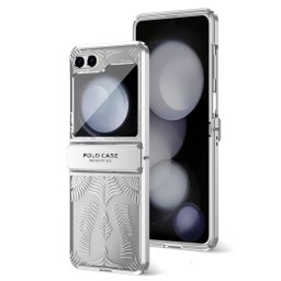 WINGS Samsung Galaxy Z Flip 5 5G ezüst védőburkolat