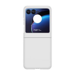 PLASTIC Műanyag védőburkolat Motorola számára Razr 50 fehér