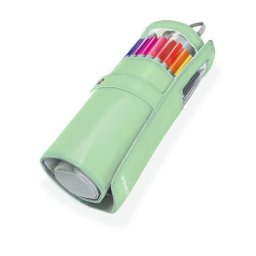 STAEDTLER Tűfilc készlet feltekerhető tolltartóban vegyes színekben, 0,3 mm, STAEDTLER "Triplus(R) 334", 20 különböző szín