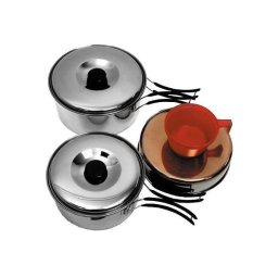 Mil-Tec Turista edénykészlet 2 fő részére rozsdamentes acélból