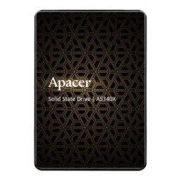 SSD belső Apacer AS340X, AP120GAS340XC-1, 120GB, fekete, 2.5", SATA III