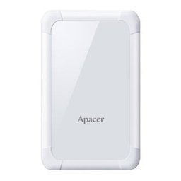 Apacer külső merevlemez, AC532, 2,5", USB 3.0 (3.2 Gen 1), 1TB, AP1TBAC532W-1, Fehér