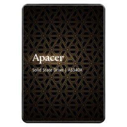 SSD belső Apacer AS340X, AP240GAS340XC-1, 240 GB, fekete, 2.5", SATA III