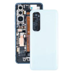 Hátlap (akkumulátor fedél) Xiaomi Mi Note 10 Lite fehér