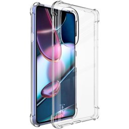 IMAK Védő szilikon borítás + fólia Motorola Edge 30 Pro átlátszó