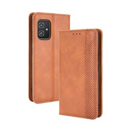 BUSINESS pénztárca borító Asus Zenfone 8 (ZS590KS) barna