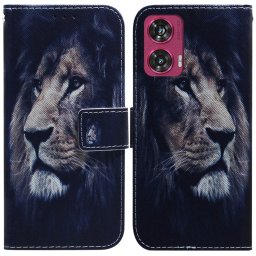ART Pénztárcahuzat Motorola Edge 50 Fusion LION számára