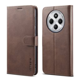 IMEEKE Tárcatáska Xiaomi-hoz Redmi14C / Poco C75 sötétbarna