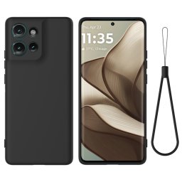 RUBBER Védőburkolat Motorola Edge 50 fekete