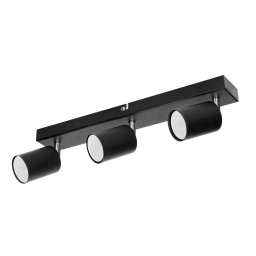 Adviti spot lámpa mennyezeti fekete 3x GU10