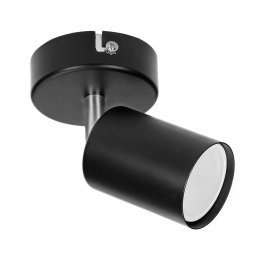 Adviti spot lámpa fali és mennyezeti fekete 1x GU10