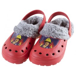 Sam a tűzoltó Red gyerek téli papucs clog 25/26