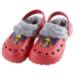 Sam a tűzoltó Red gyerek téli papucs clog 27/28