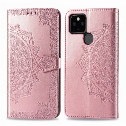 ART Pénztárca borító Google Pixel 4 5G ORNAMENT rózsaszín