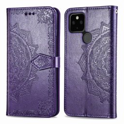 ART Pénztárca borító Google Pixel 4 5G ORNAMENT lila