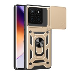 RING KAMERA Borító tartóval Xiaomi 14T aranyhoz