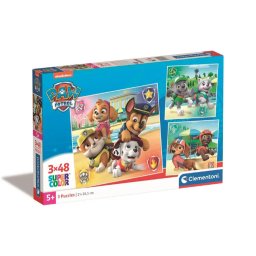 Mancs Őrjárat Patches 3x48 db-os puzzle Clementoni
