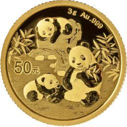 Panda (2025) - 3 g - arany befektetési érme