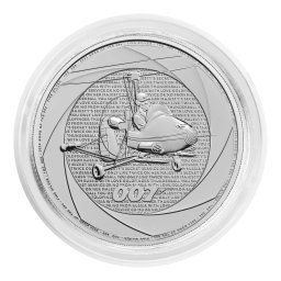 A 007 hat évtizede (60´s) - James Bond - 1 Oz - ezüst befektetési érme