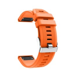 Szilikon pánt Garmin Fenix 5/6/6 Pro narancssárga