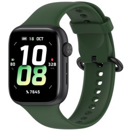 SILICONE Cserélhető szíj Honor-hoz Watch 5 sötétzöld