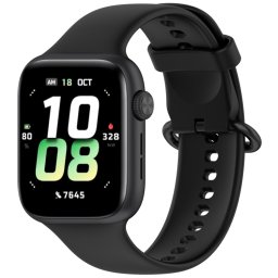 SILICONE Cserélhető szíj Honor-hoz Watch 5 fekete