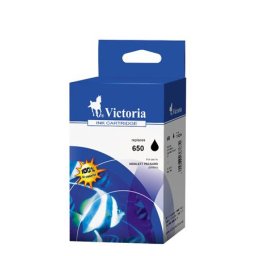 VICTORIA TECHNOLOGY Kompatibilis Tintapatron Deskjet Ink 2510 sor. nyomtatókhoz, VICTORIA TECHNOLOGY 650, fekete, 12 ml (CZ101E alternatíva)