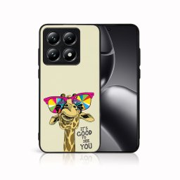 PROTEMIO MY ART Védőburkolat a Xiaomi 14T-hez GIRAFFE (180)