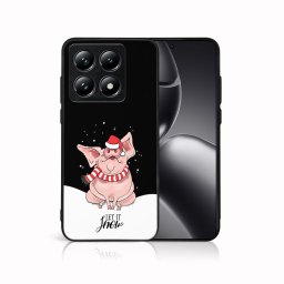 PROTEMIO MY ART Karácsonyi dizájnú borító Xiaomi 14T Pro HAJJON HÓT (075)