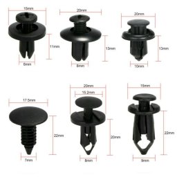 Autipari Patent s Manyag Szegecs Kszlet (190 darabos)