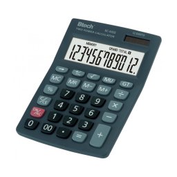 Btech BC-MS8 asztali szmolgp, napelemes, nagy kijelz, 12 szmjegy, szzalkszmts, gykvons