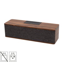 SAL RRT7 sztere retro hangszr, vezetk nlkli, 2x5W, FM rdi, Bluetooth, beptett akkumultor