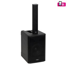SAL PAS8W42S professzionlis oszlopsugrz hangrendszer, 20cm mlysugrz, 4x2" szlessv szatellit hangszr, aktv zenekari hangdoboz, Bluetooth, llvny